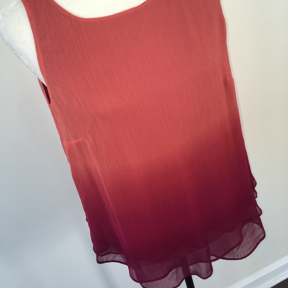 Worthington Peach Ombré Blouse - Picture 3 of 4